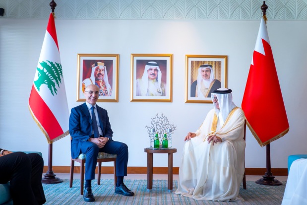 Foreign Minister Dr Abdullatif Al Zayani met Brigadier General Ahmad Al Hajjar, Minister of Interior and Municipalities of Lebanon, who is visiting Bahrain to attend the IISS Manama Dialogue 2025. The meeting discussed historical relations between the two countries, and the progress and development of these ties across various sectors. They also reviewed efforts to enhance co-operation to serve the shared interests of both countries and their peoples. The meeting further addressed the efforts of the Lebanese government to strengthen security and stability, preserve its sovereignty and independence, and meet the aspirations of the Lebanese people for growth and prosperity. They also exchanged views on latest regional developments and their implications for security and stability in the region.